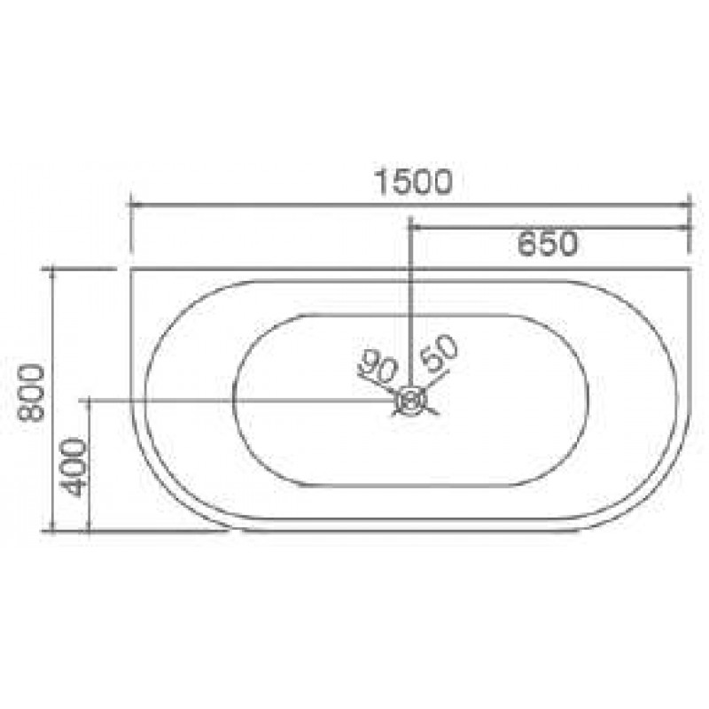 AVIA HANNAH-150 Freestanding Bath